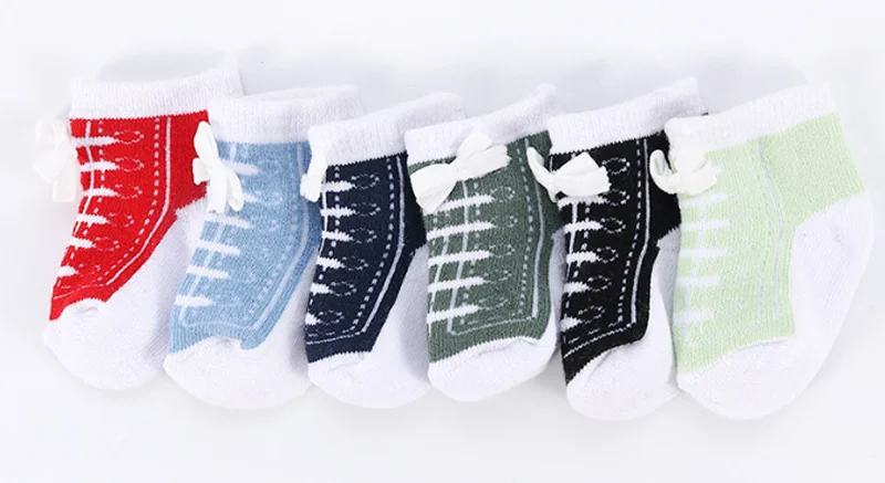2Pair/lot 0-12 Months Sports Baby Socks