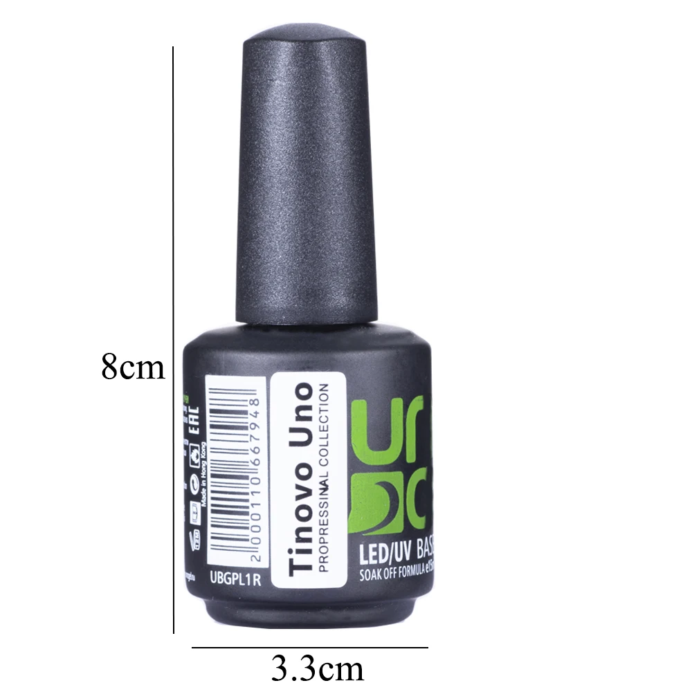 Tinovo Uno Professional Rubber Base Coat UV Gel Nail Polish 15ml Thick Long Lasting Esmalte Gelpolish All for Manicure Nails Art