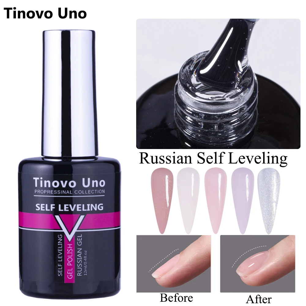 Tinovo Uno Professional Rubber Base Coat UV Gel Nail Polish 15ml Thick Long Lasting Esmalte Gelpolish All for Manicure Nails Art