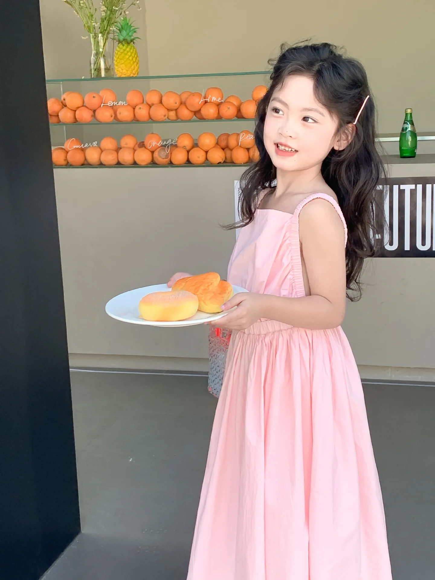 Children Clothing Girls Dress Holiday Style 2023 Summer Girls Backless Temperament Sweet Suspender Princess Long Casual Dress