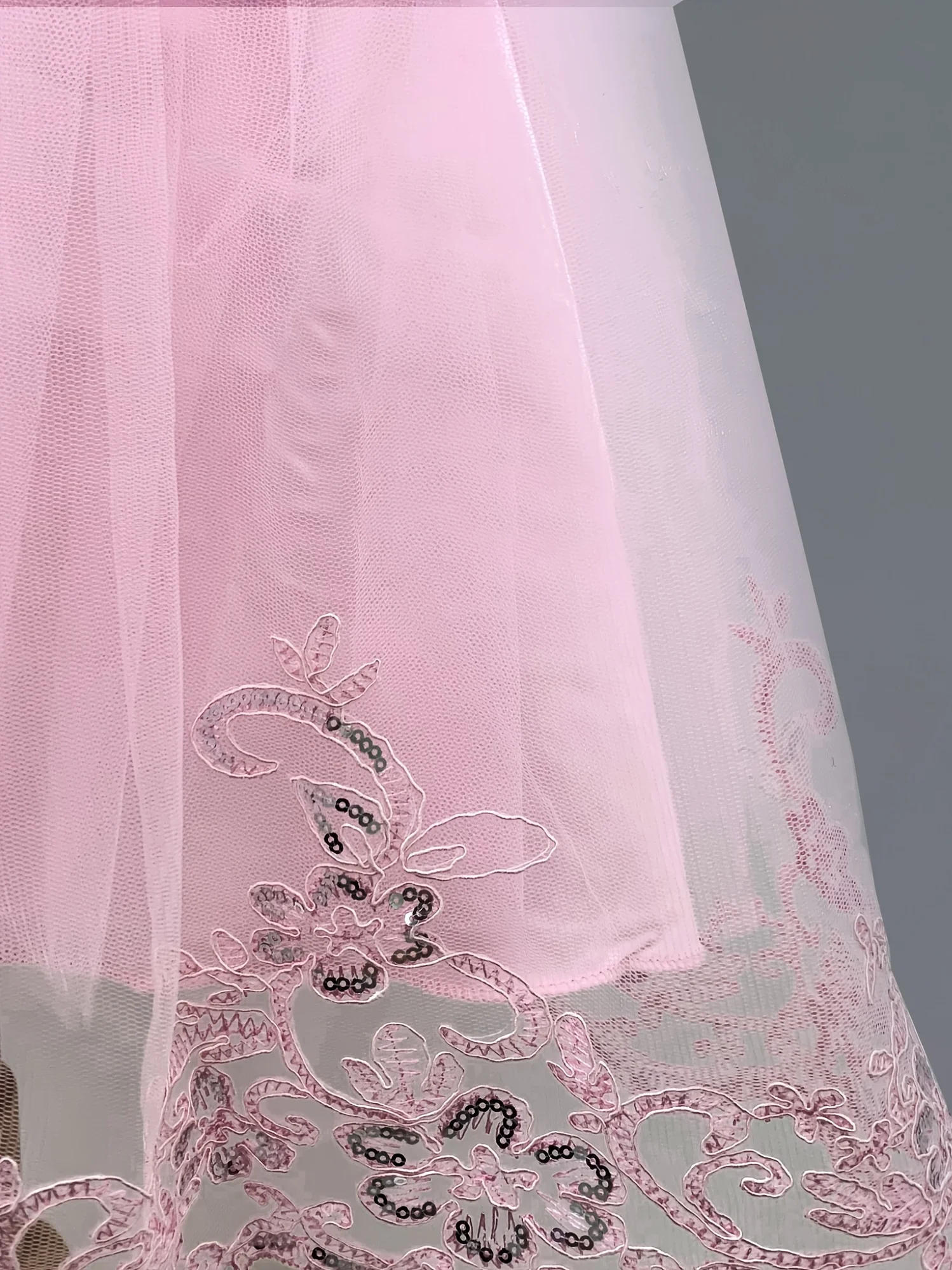 Girls Sleeveless Lace Floral Princess Dresses#981