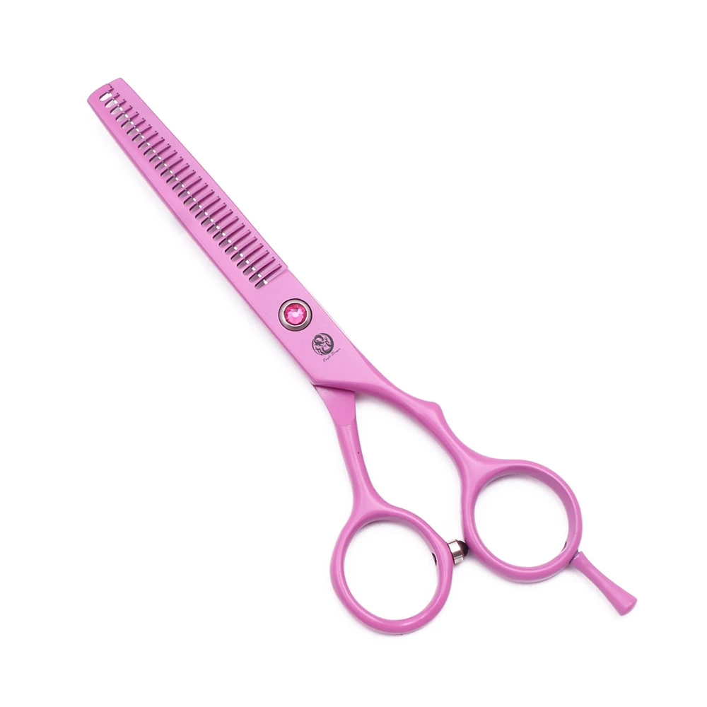 Hairdressing Scissors 5.5" Pink Stainless Professional Hair Cutting Scissors Thinning Shears Barber Scissors Haircut Set Z1013