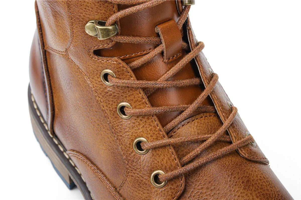 Size 7~13 Retro Men Boots 2023 Fashion Comfortable Spring Leather Boots