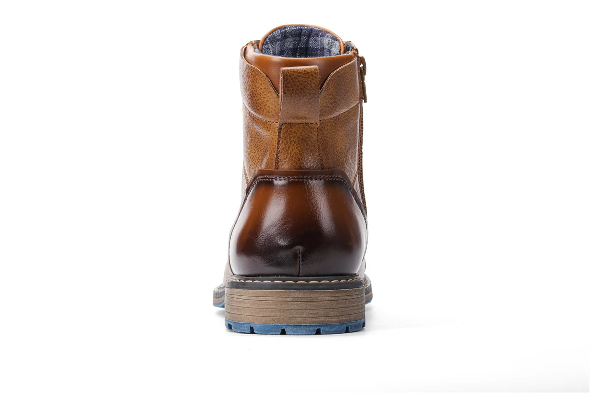 Size 7~13 Retro Men Boots 2023 Fashion Comfortable Spring Leather Boots