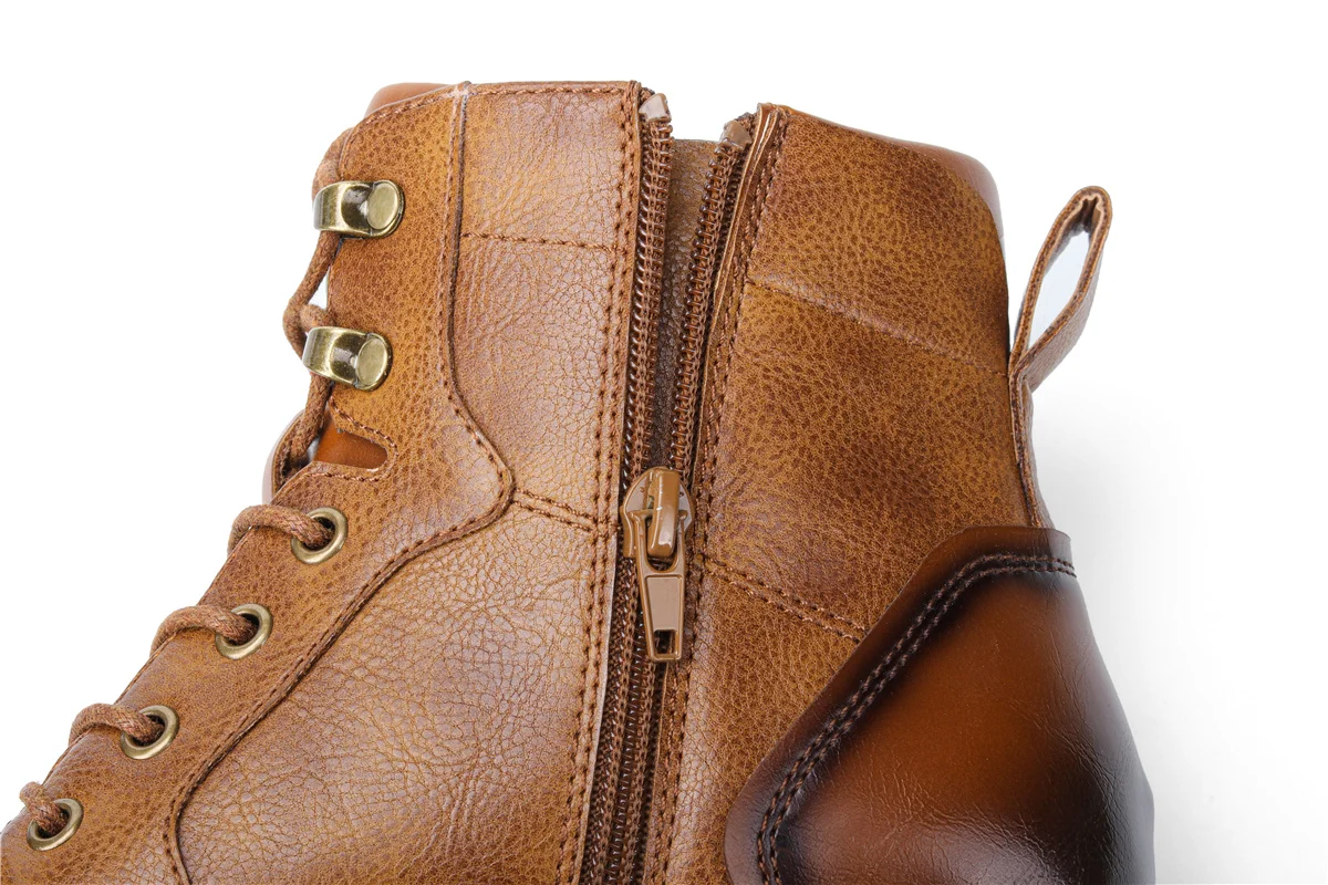 Size 7~13 Retro Men Boots 2023 Fashion Comfortable Spring Leather Boots