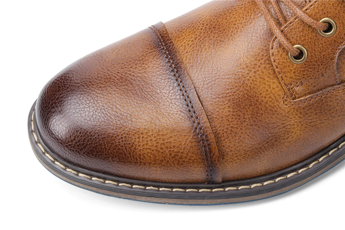 Size 7~13 Retro Men Boots 2023 Fashion Comfortable Spring Leather Boots
