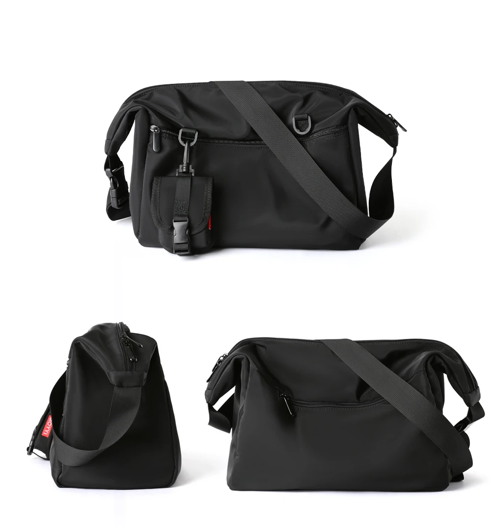 MOYYI INS Korean Style Men Messenger Bags Women Travel Casual Large Hobo Bag Waterproof Nylon Laptop Crossbody Shoulder Bag