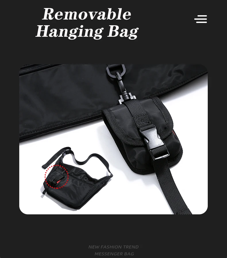 MOYYI INS Korean Style Men Messenger Bags Women Travel Casual Large Hobo Bag Waterproof Nylon Laptop Crossbody Shoulder Bag