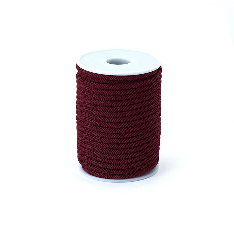 Wholesale 4mm Milan Rope 20 Meters Per Roll For Jewelry Making Round Nylon Thread For DIY Bracelet Necklace Anklet String