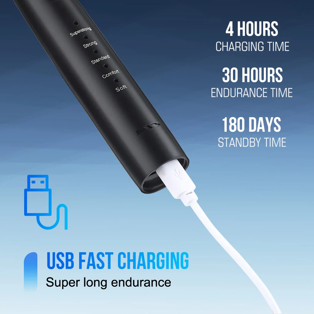 Dental Scaler Ultrasonic Scaler Tooth Cleaner Dental Stone Removal Electric Sonic Plaque Remover for Teeth Stain Tartar