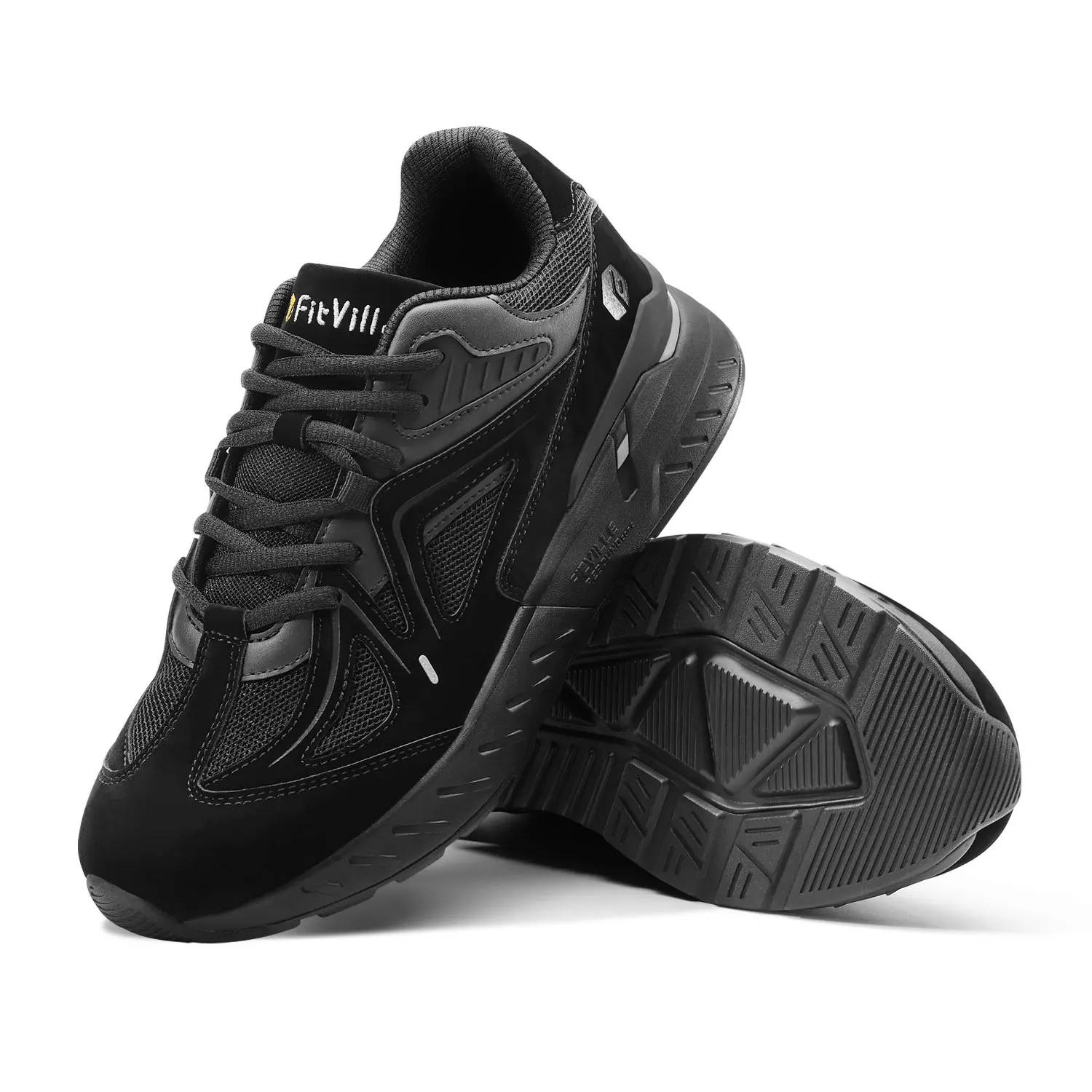 FitVille Extra Wide Women's Walking Shoes Wide Width Lightweight Sneakers for Flat Foot Plantar Fasciitis Heel Pain Relief