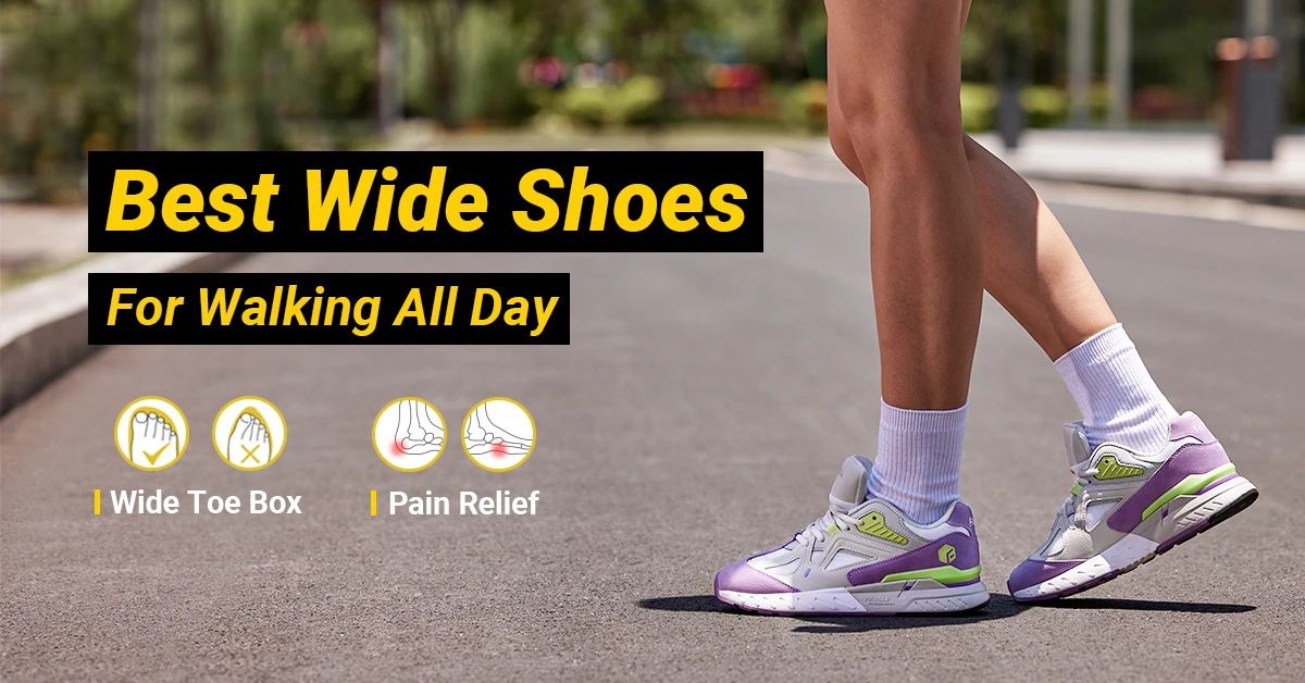 FitVille Extra Wide Women's Walking Shoes Wide Width Lightweight Sneakers for Flat Foot Plantar Fasciitis Heel Pain Relief