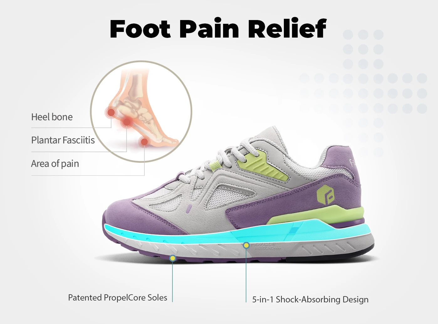 FitVille Extra Wide Women's Walking Shoes Wide Width Lightweight Sneakers for Flat Foot Plantar Fasciitis Heel Pain Relief