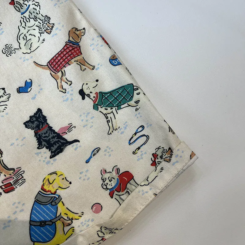2026 Spring Fall Kids Pants Cartoon Dogs Children's Straight Trousers Boys Girls Loose Casual Pants