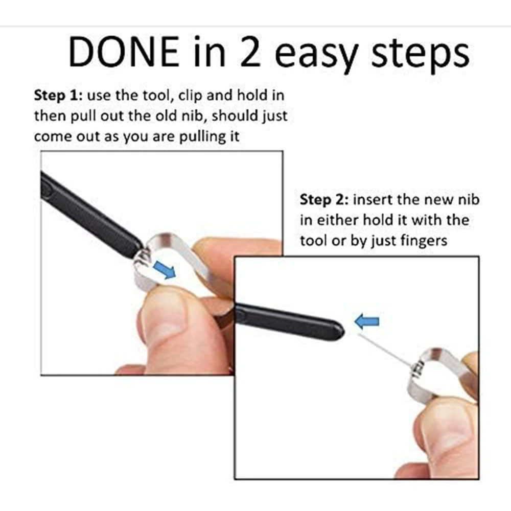 Netcosy S Pen Stylus Without Bluetooth for Samsung Galaxy Z Fold3 Z Fold4 Fold Edition, Replacement Pen with Tips & Nibs