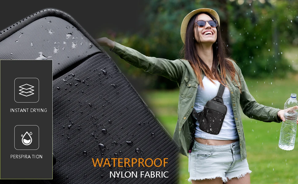 Women Chest Bag Mini Fashion Unisex Lightweight Pouch Shoulder Sling Bag Crossbody Sports Outdoor Running Travel Casual Bag