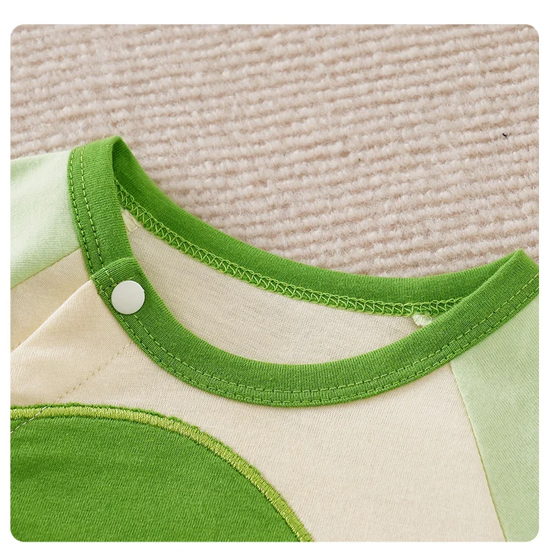 Cute cartoon animal-shaped clothing cotton baby clothing summer 0-2-year-old baby one-piece Short sleeve newborn romper