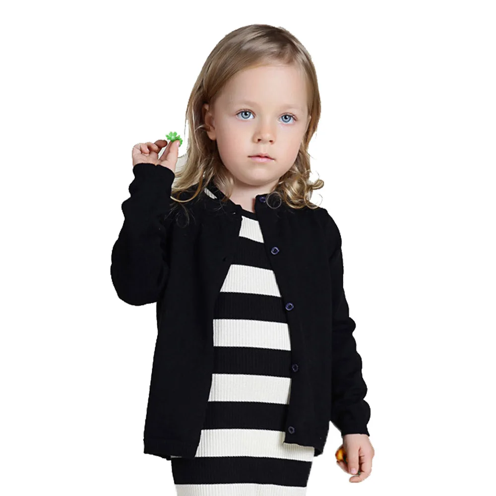 Red Sweater Cardigans for Kids Baby Clothes Toddler Boy Girl School Cardigan Cotton Korean Girls Knitwear Infantil Clothing Bebe