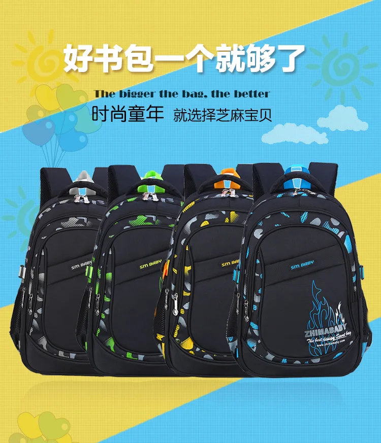 Kids Backpack Primary Children School Bags For Boys Large Orthopedic Backpack Waterproof Schoolbag Big Book Bag Mochila Infantil