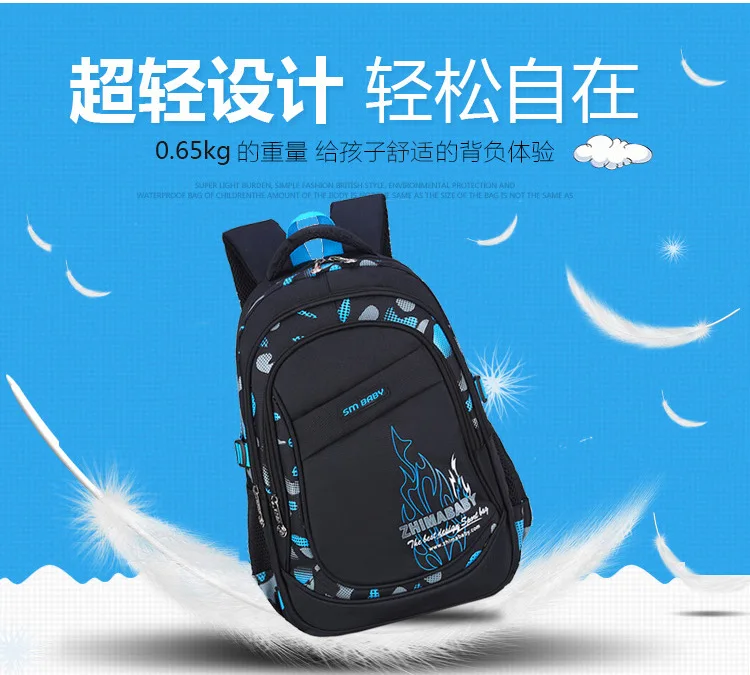 Kids Backpack Primary Children School Bags For Boys Large Orthopedic Backpack Waterproof Schoolbag Big Book Bag Mochila Infantil