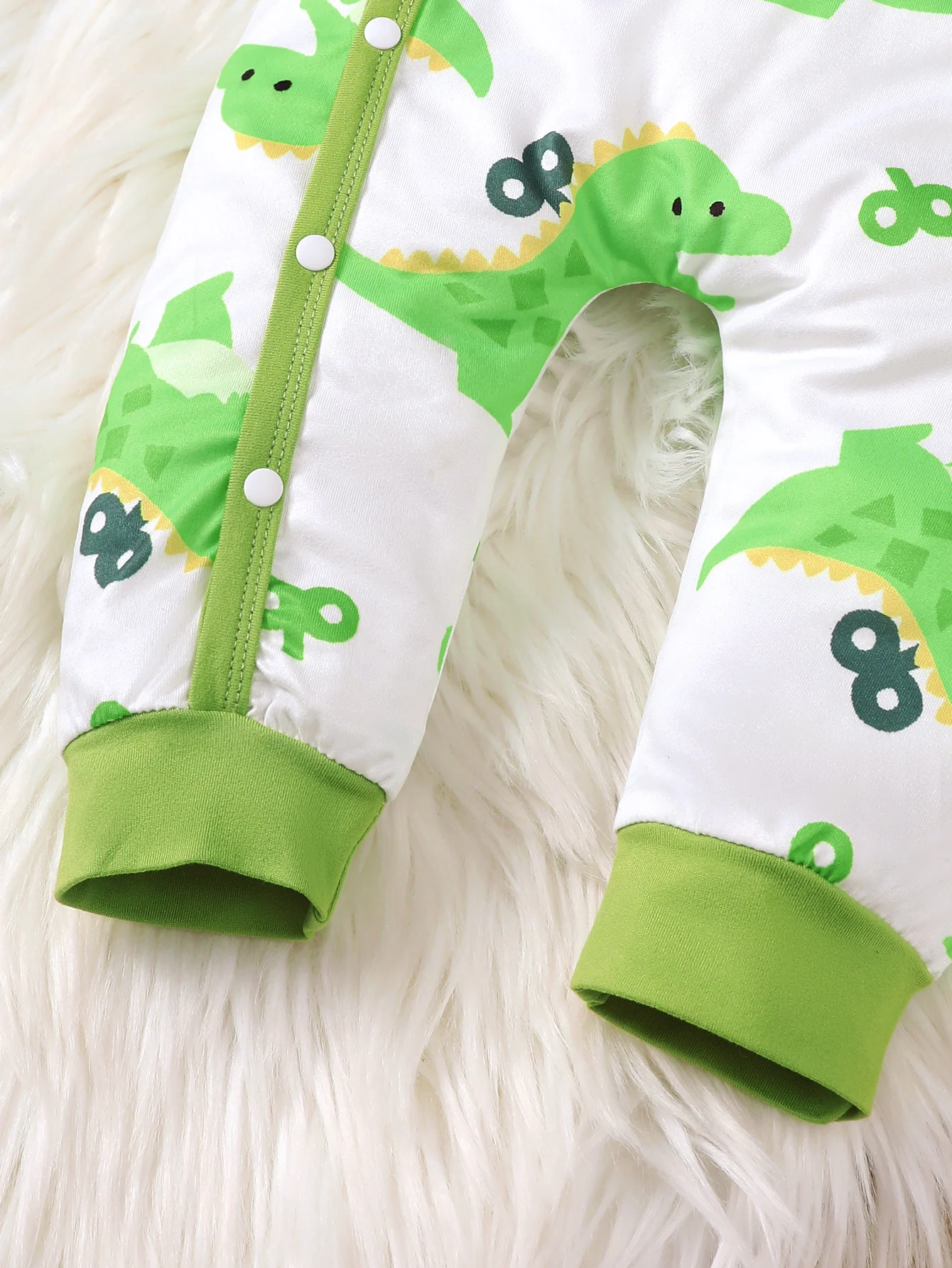 Winter Newborn Infant Baby Boys Romper Bear Print Long Sleeve Button Up Front Rompers Kids Onepiece Soft Fashion Baby Clothing