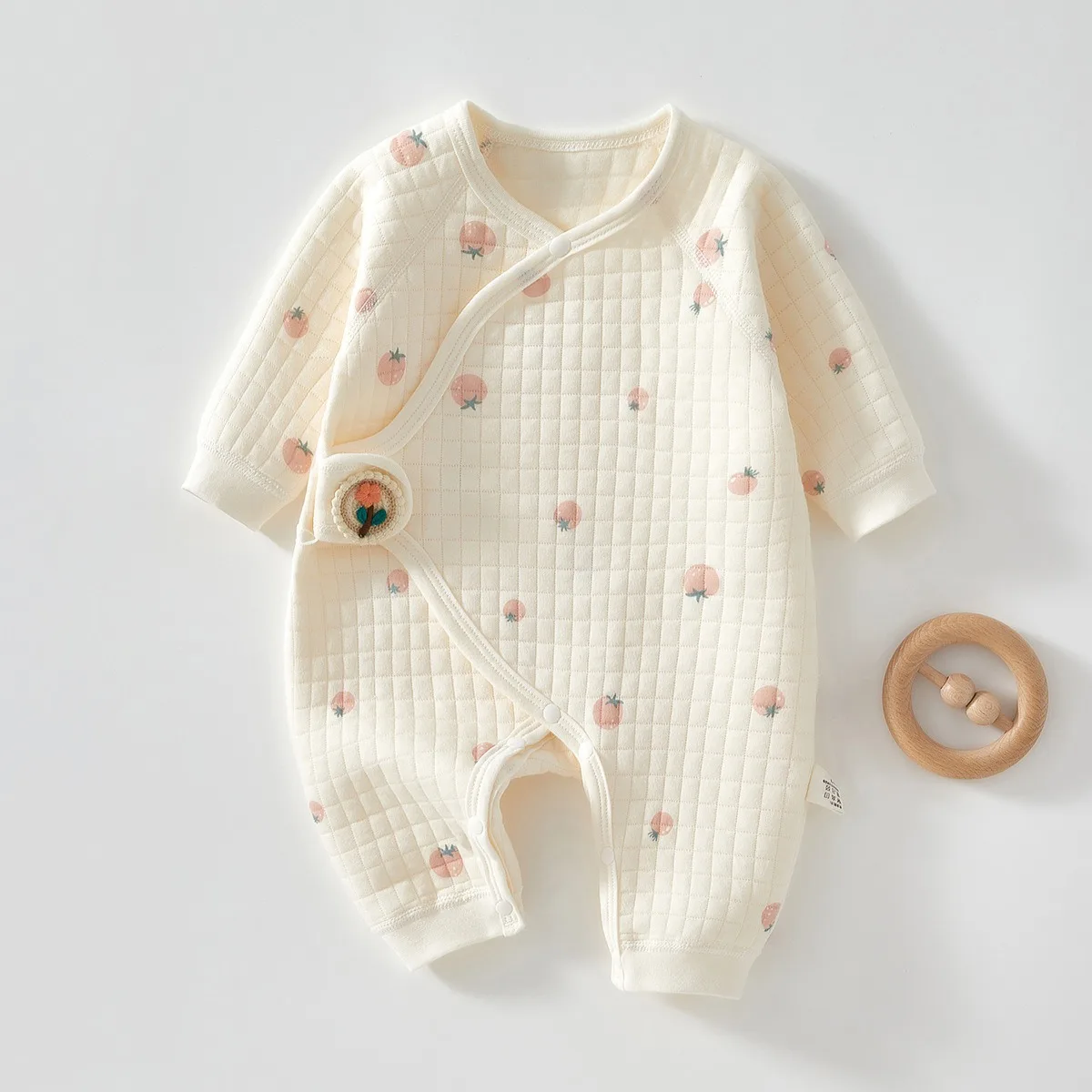 Ircomll Newborn Baby Clothing Autumn Winter Warm Cotton Baby Rompers Pajamas for Girls Boys Infant Home Wear Baby Clothes