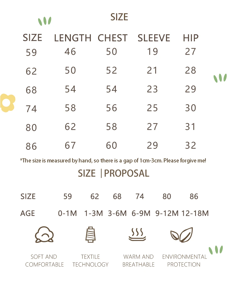 Sweet Floral Print  Baby Girls Long Sleeve Rompers Fresh Babies Jumpsuit Knitted Acrylic Newborn One-piece Bodysuit Pullovers