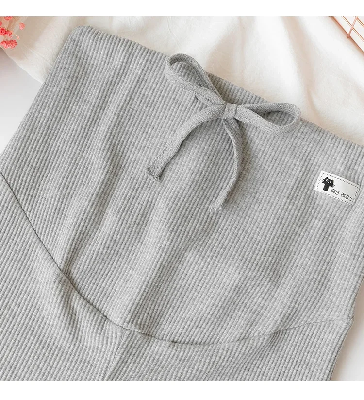 Pregnant Woman Adjustable Big Size Leggings New Maternity Pants Pregnancy Thin Soft Cotton High Waist Clothes