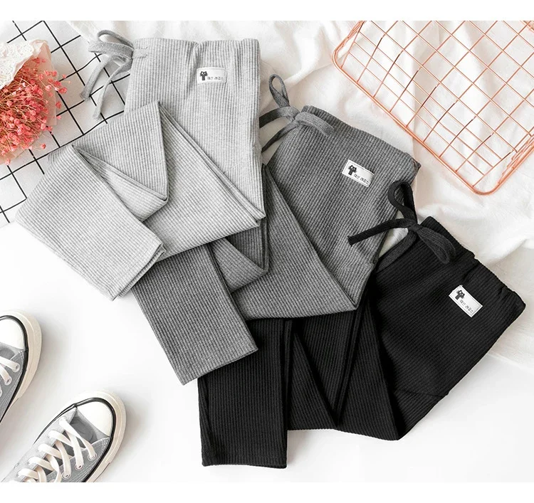 Pregnant Woman Adjustable Big Size Leggings New Maternity Pants Pregnancy Thin Soft Cotton High Waist Clothes