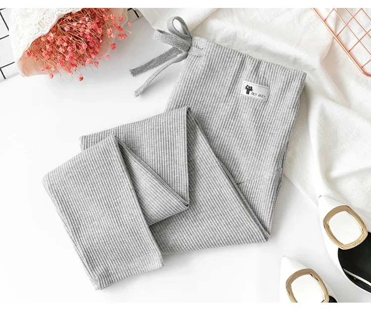 Pregnant Woman Adjustable Big Size Leggings New Maternity Pants Pregnancy Thin Soft Cotton High Waist Clothes