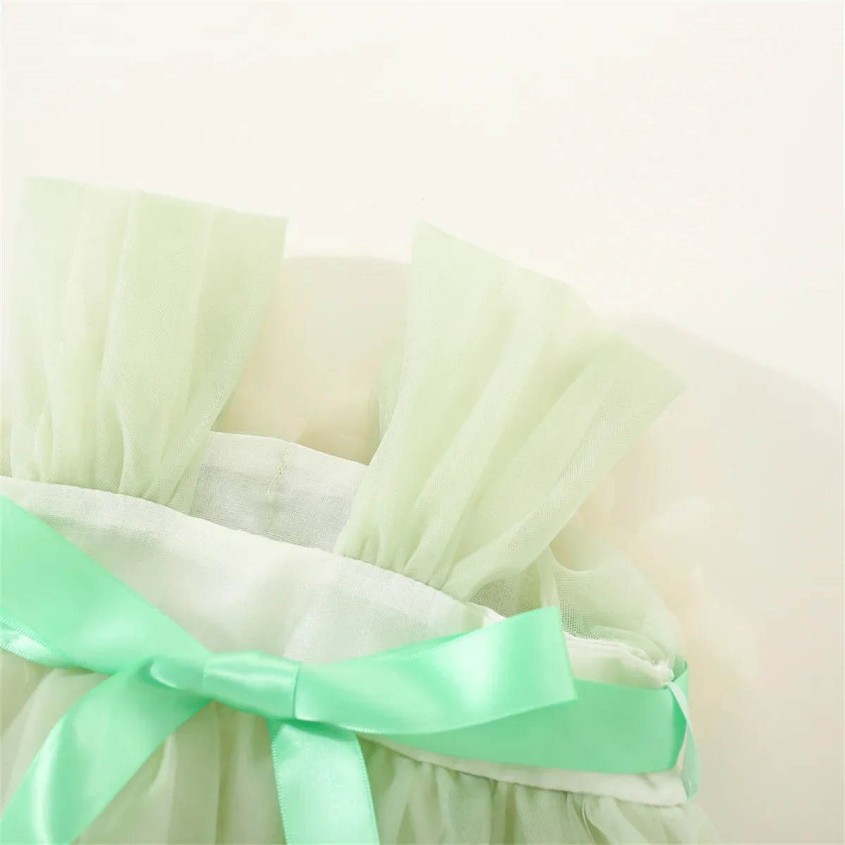 Sweet Baby Girl Wedding Party Evening Dresses Summer Clothes Petal Mesh Birthday Princess Kids Costumes 0 To 3 Years Old Toddler