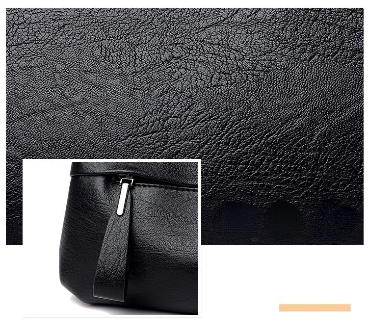 New Women's Shoulder Purse Bag Fashion Atmosphere Crossbody Messenger Bag Women's Large-capacity Mother Handbag Soft Leather Bag