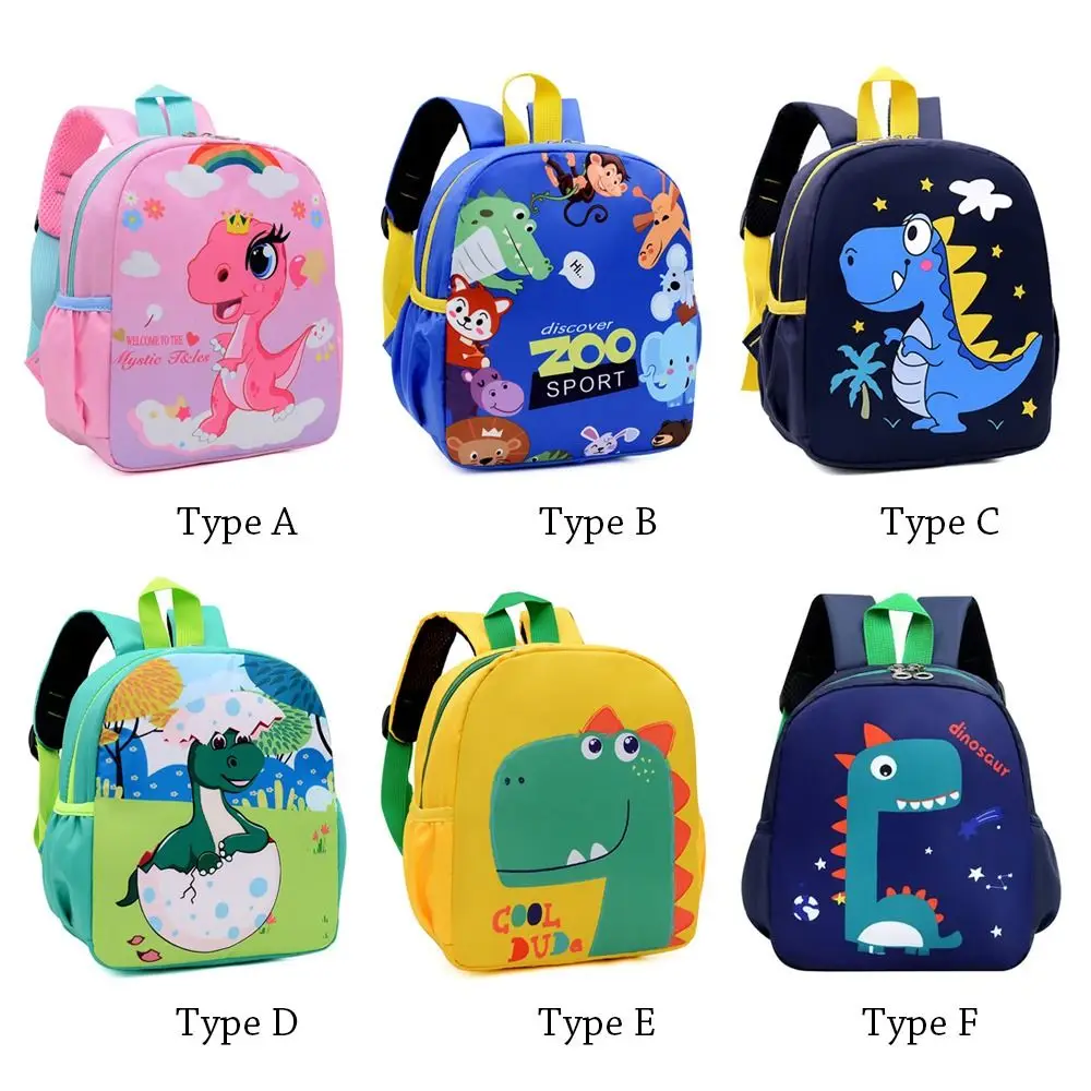 Children Dinosaur Bag Shoulders Bag Kindergarten Backpack Cartoon Cute Little Animal Little Dinosaur Backpack Handbags