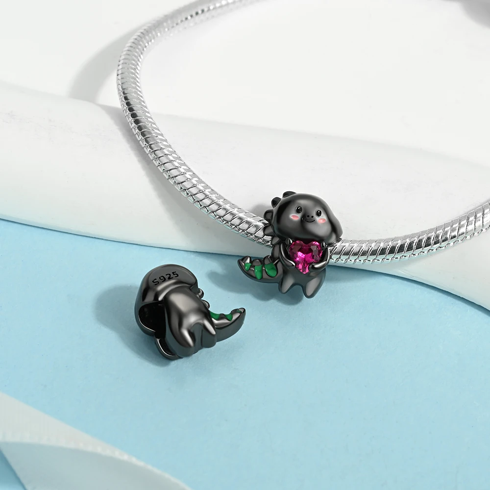 New 925 Sterling Silver Cute Animal Pet Cat Dog Rabbit Original Beads Charms for Pan DIY Bracelet Women Fine Jewellery Gift