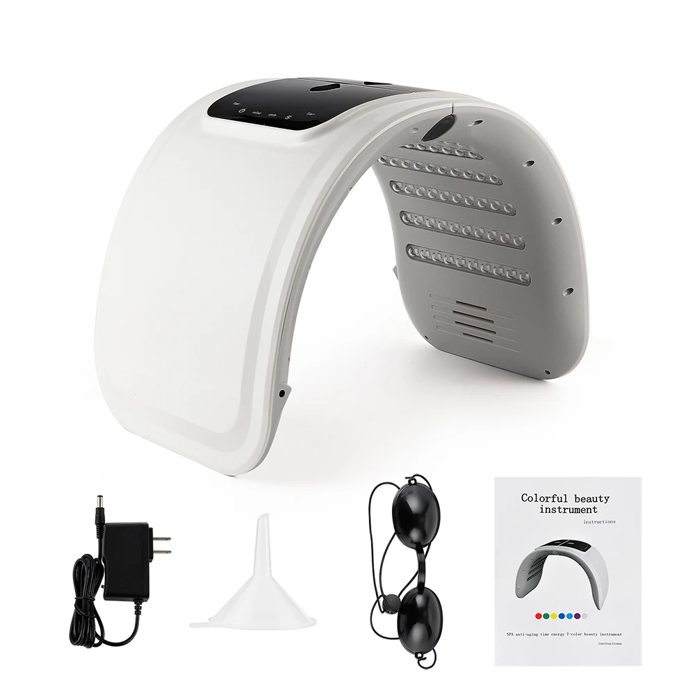 Skin Hydrating Sprayer LED Mask Facial Machine Nano Mist 7 Colors LED Photon Machine Face&Body Salon SPA Home Use Skin Care