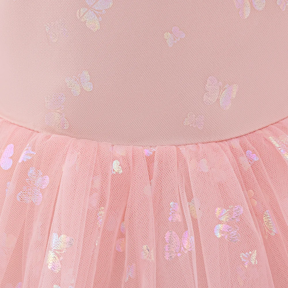 Baby Girl 1st Birthday Party Baptism Dresses Flower Girls Wedding Bridesmaid Layered Dress Toddler Kids Fluffy Summer Casual Wea