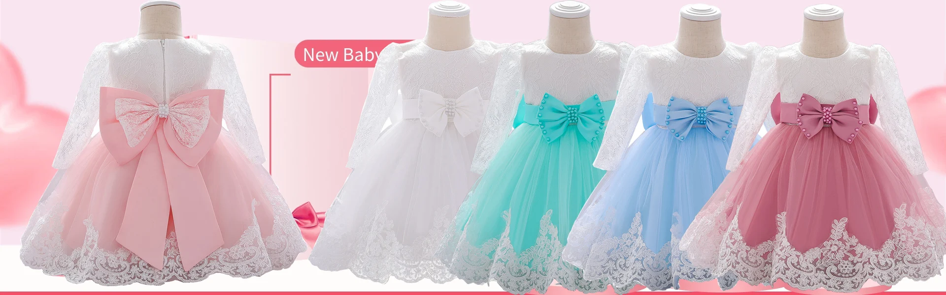 Baby Girl 1st Birthday Party Baptism Dresses Flower Girls Wedding Bridesmaid Layered Dress Toddler Kids Fluffy Summer Casual Wea