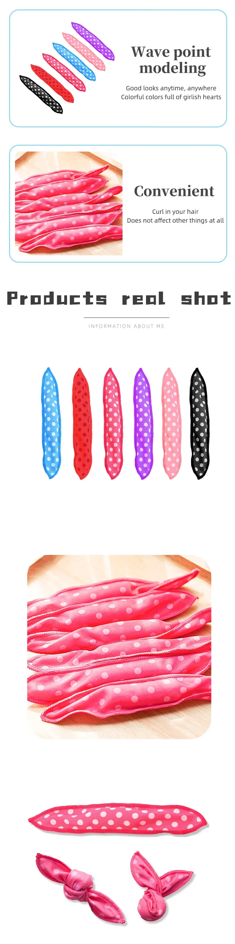 20pcs/lot Foam Rollers Hair Curlers Heatless Soft Pillow Hair Rollers Set Flexible Foam Sponge Hair Care DIY Hair Styling Tools