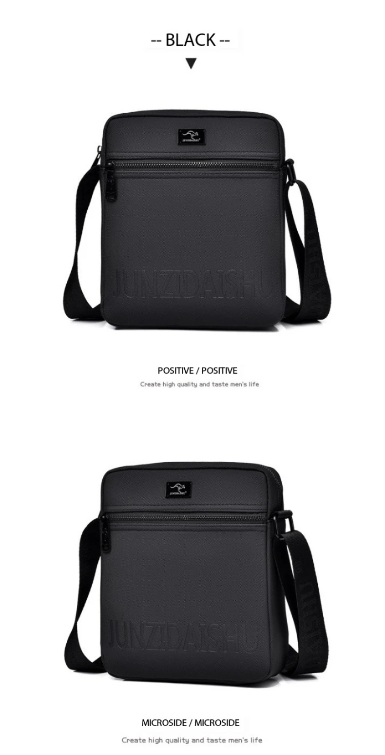 Luxury Brand Simple Men Business Messenger Bag For Man Oxford Casual Small Shoulder Bag Male Blue Waterproof Nylon Crossbody Bag