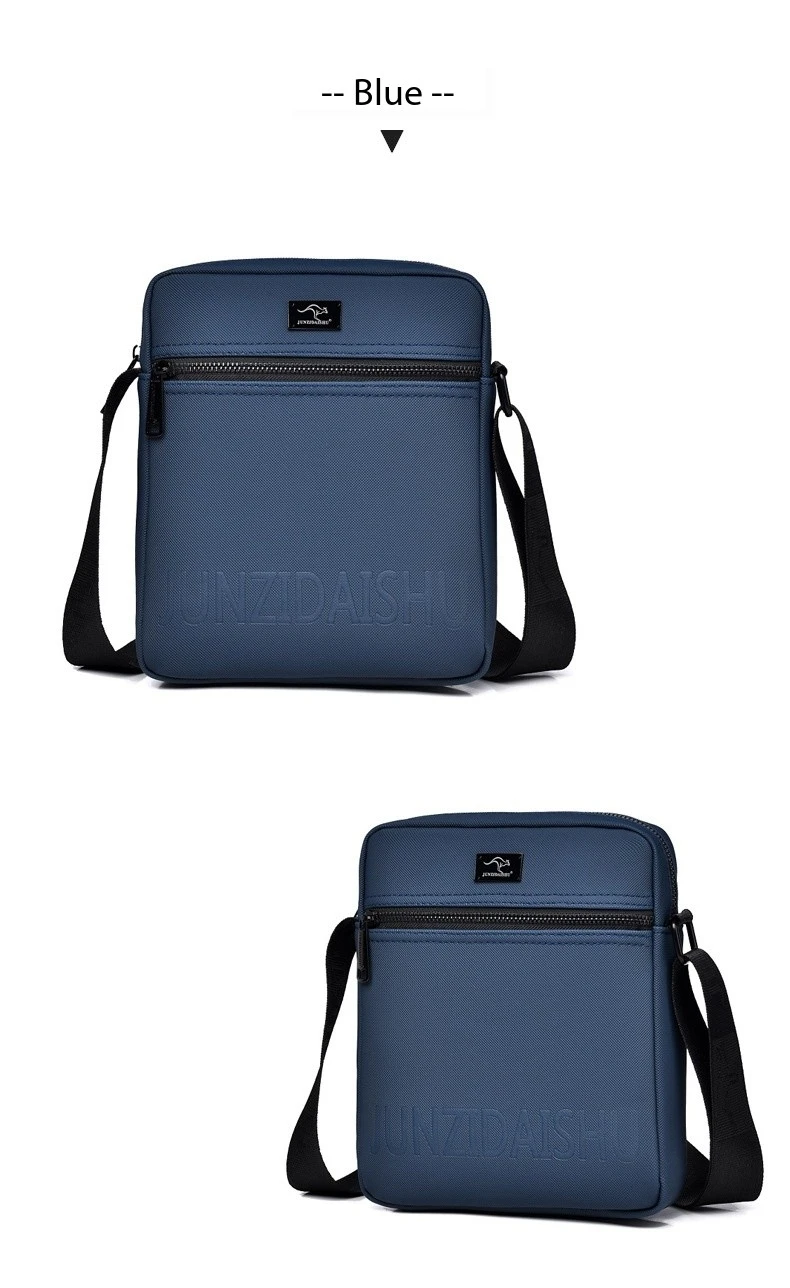 Luxury Brand Simple Men Business Messenger Bag For Man Oxford Casual Small Shoulder Bag Male Blue Waterproof Nylon Crossbody Bag