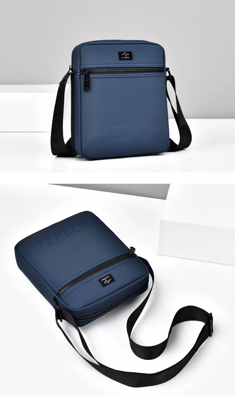 Luxury Brand Simple Men Business Messenger Bag For Man Oxford Casual Small Shoulder Bag Male Blue Waterproof Nylon Crossbody Bag