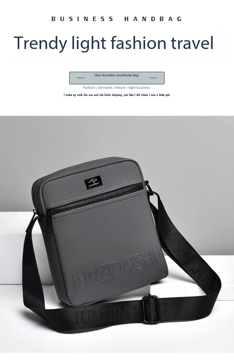 Luxury Brand Simple Men Business Messenger Bag For Man Oxford Casual Small Shoulder Bag Male Blue Waterproof Nylon Crossbody Bag