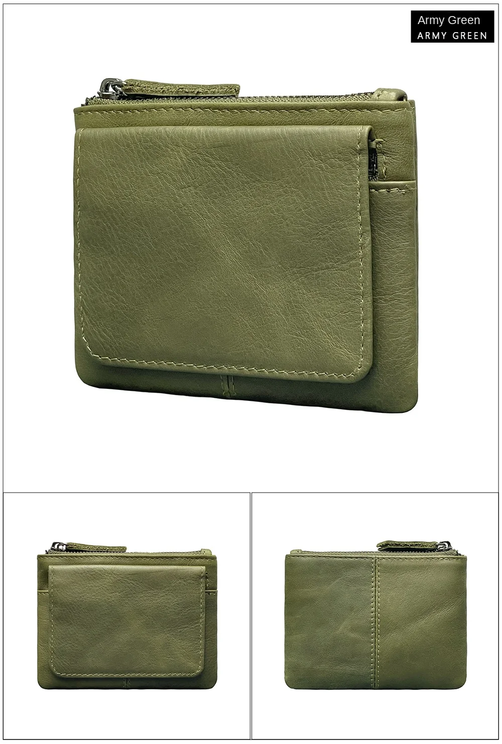 New Cow Leather Women's And Men's Card Bag Coin Purse Slim Credit Card Holder Wallet For Men and Women ID Card Pocket