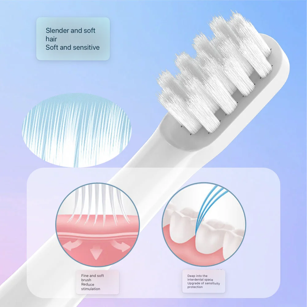 For ENCHEN T501 Electric Toothbrush Heads Bristles Enchen T501 Replacement Brush Heads,4/8/16pcs