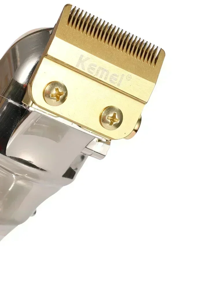 Kemei Hair Clipper KM-TX1 KM-2010 KM-1949 Professional Metal Body Electric Trimmers Rechargeable Men's Shaver Gold and Sliver