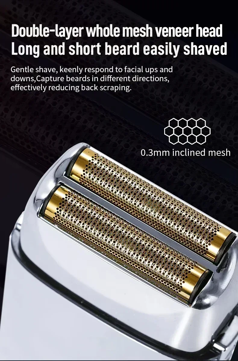 Kemei Hair Clipper KM-TX1 KM-2010 KM-1949 Professional Metal Body Electric Trimmers Rechargeable Men's Shaver Gold and Sliver