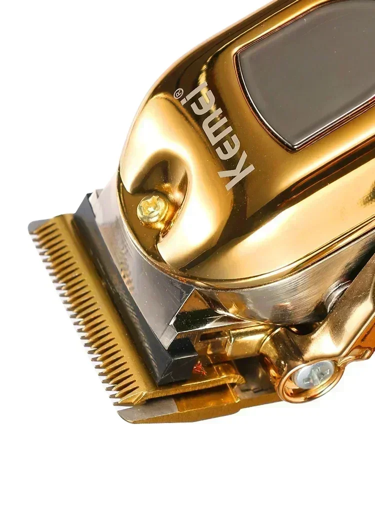 Kemei Hair Clipper KM-TX1 KM-2010 KM-1949 Professional Metal Body Electric Trimmers Rechargeable Men's Shaver Gold and Sliver