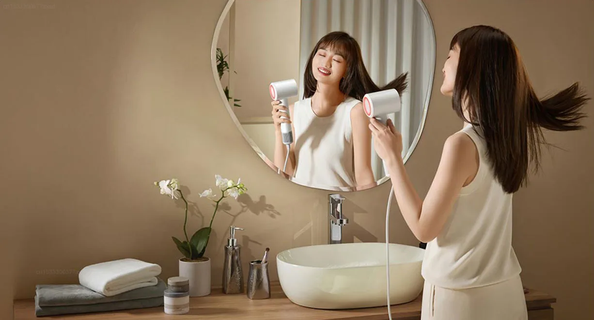 Mijia H501 SE Hair Dryer High Speed 62m/s Wind Speed Negative Ion Hair Care 110,000 Rpm Professional Dry 220V Hairdryer