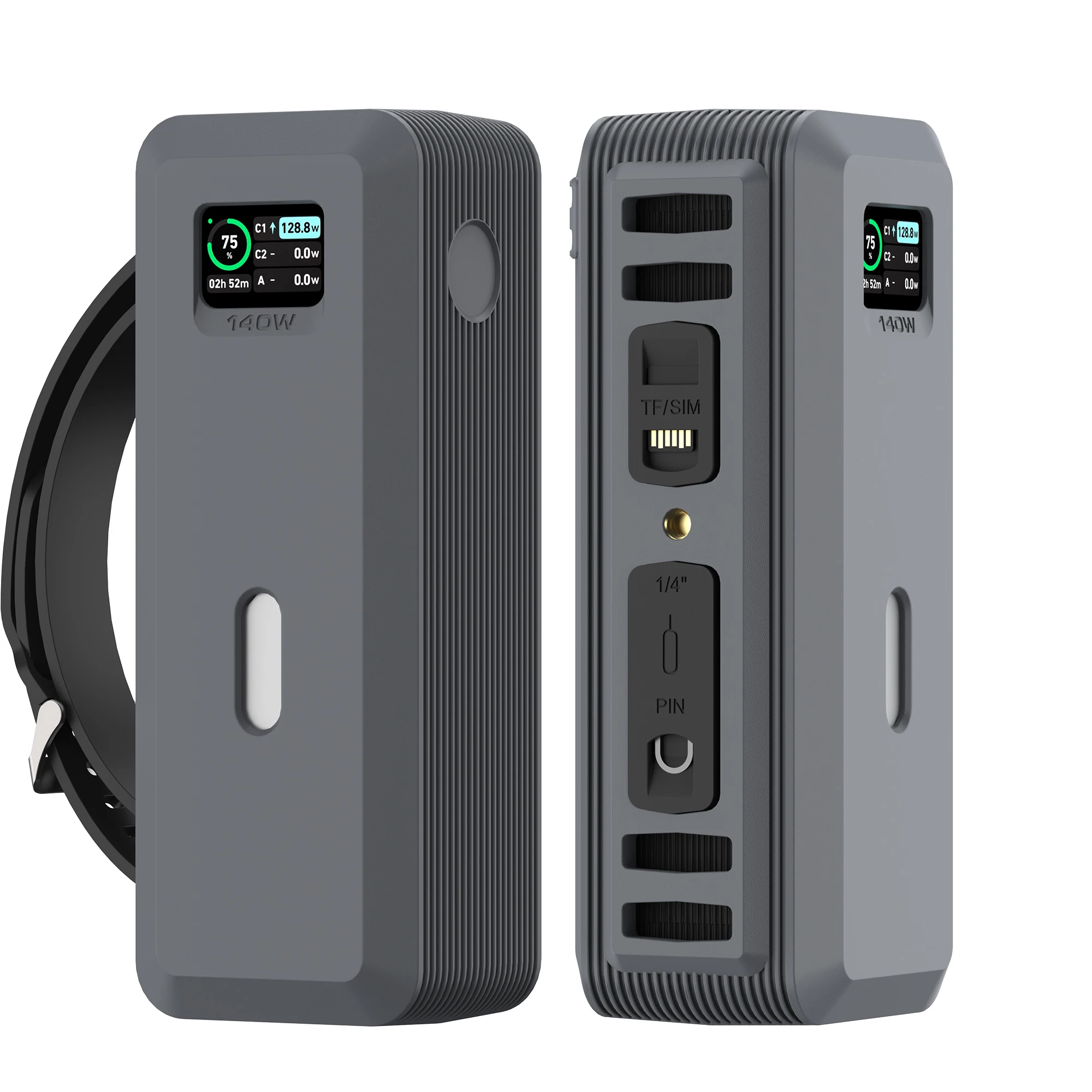 Silicone Case for Anker 737 Power Bank 140W 24000mAh PowerCore Charger TF/SIM card PIN storage Carrying Travel Case Storage Bag