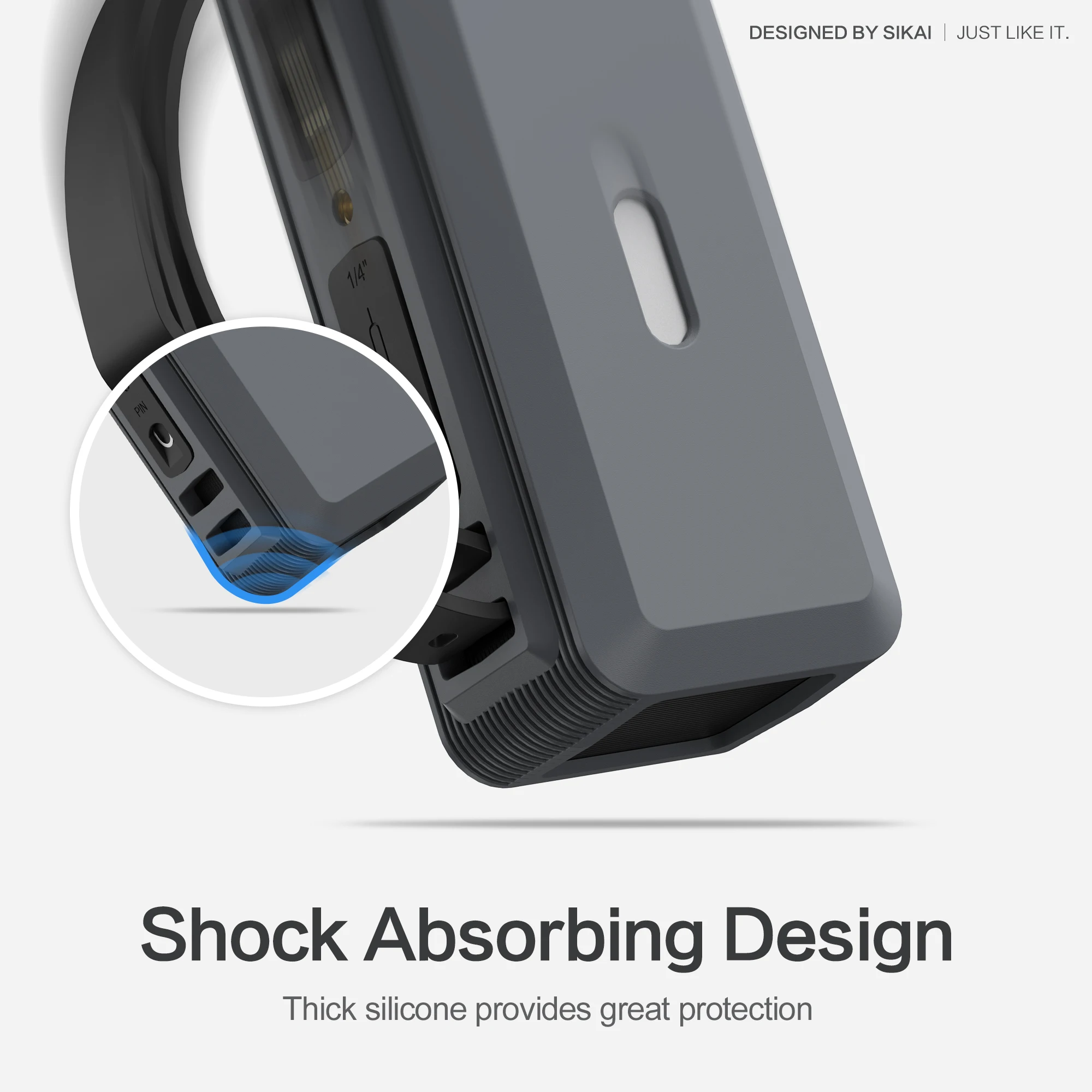 Silicone Case for Anker 737 Power Bank 140W 24000mAh PowerCore Charger TF/SIM card PIN storage Carrying Travel Case Storage Bag